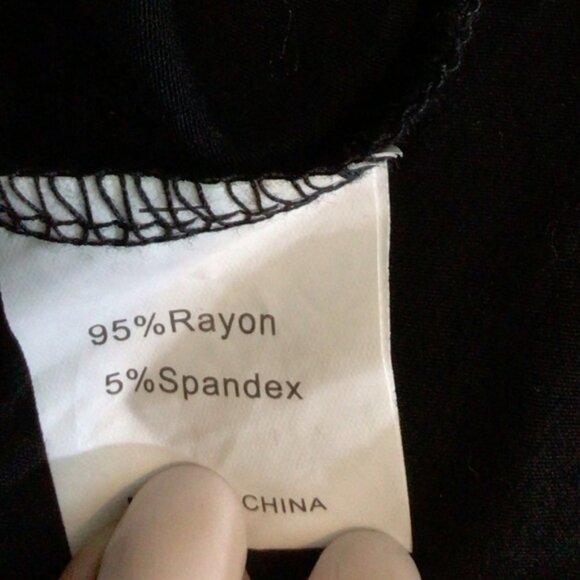 Black XL Crew Neck Short Sleeve Top by Amazon (14L) - Picture 6 of 6